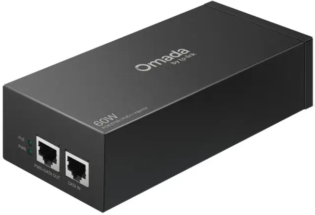 TP-Link POE370S 10G PoE injector adapter, 802.3af/at/bt, 60W