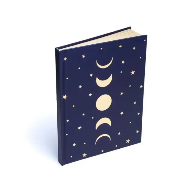 Σημειωματάριο Eco από Ανακυκλωμένο Χαρτί Moon Phases + Stars