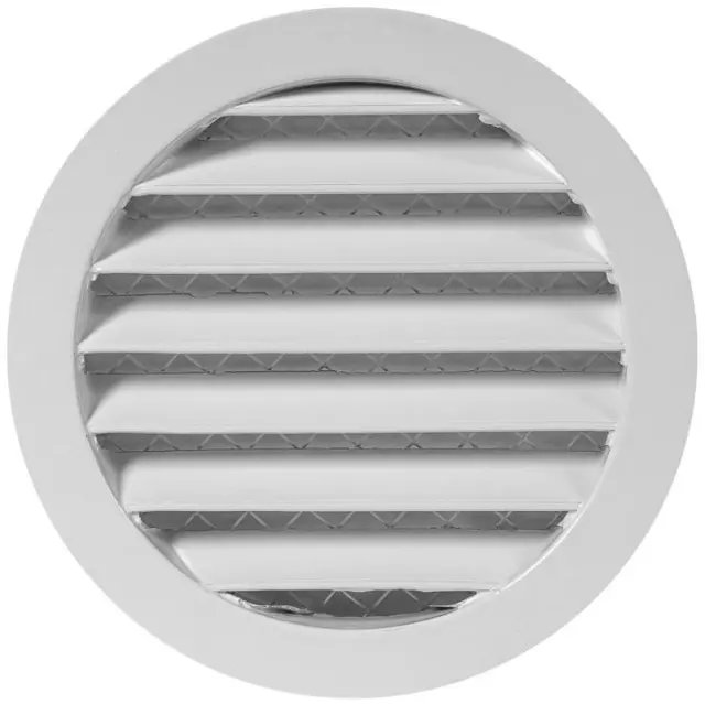 Europlast MRA100W - Περσίδα Εξαερισμού Αλουμινίου Λευκή με Πλέγμα Προστασίας