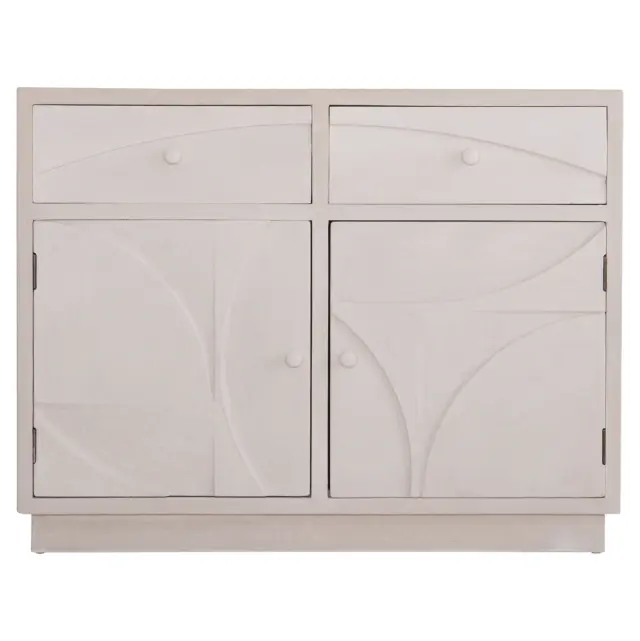 ΜΠΟΥΦΕΣ FB918046 MDF ΣΕ ΥΠΟΛΕΥΚΟ ΧΡΩΜΑ-2 ΣΥΡΤΑΡΙΑ & 2 ΠΟΡΤΕΣ 107x38x82,5Υεκ. 3