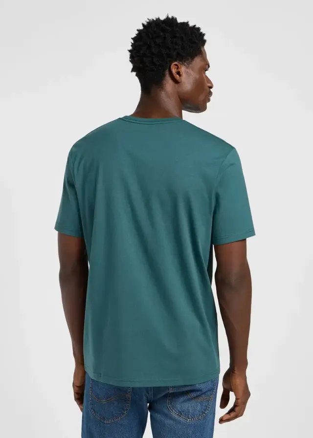Lee - Ανδρικό T-shirt Subtle Logo Tee 112365457 Πετρόλ - 2XL 2