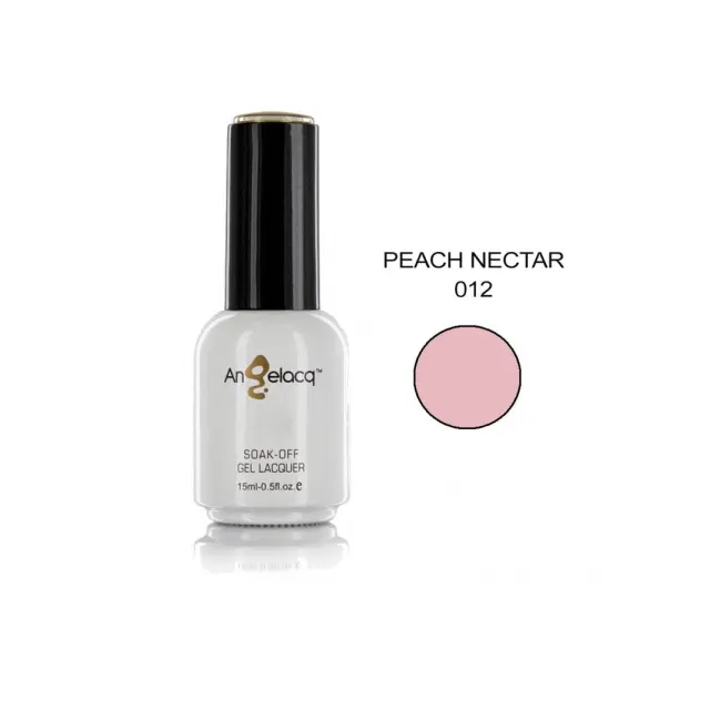 Ημιμόνιμο επαγγελματικό βερνίκι ANGELACQ 15ML - 0.5FL.OZ 012 Peach Nectar