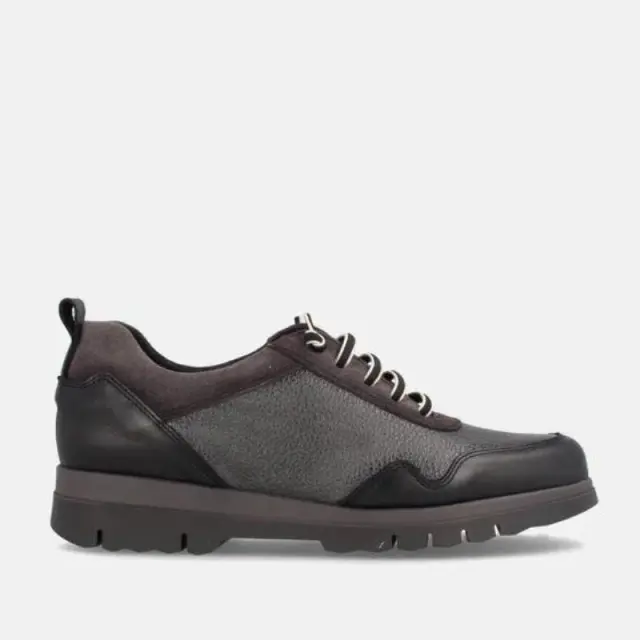 Δερμάτινο Oxford Marila 1-748-24515-27 Μαύρο - 37 2