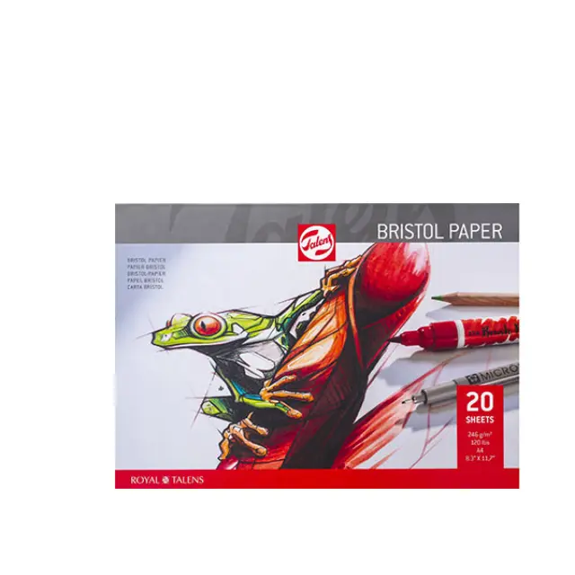 Μπλοκ Talens Bristol Paper A4 - 246gr/m² - 20 Φύλλα