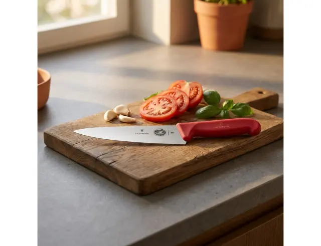 Μαχαίρι Chef Victorinox Fibrox με μήκος λεπίδας 19cm - Red 5.2001.19