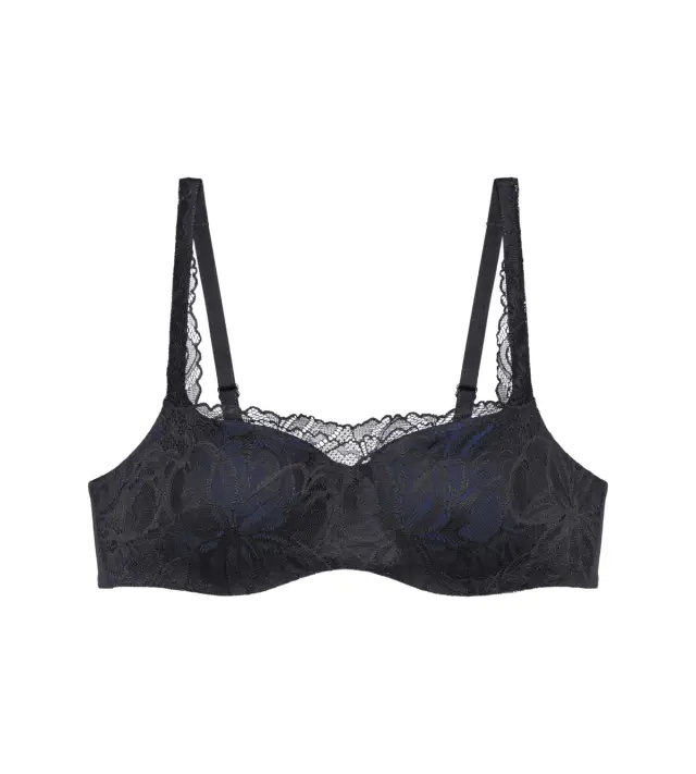 Triumph Σουτιέν Body Make-Up Illusion Lace Balconette Μαύρο 2