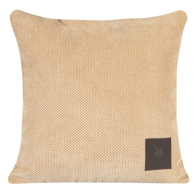 Διακοσμητικό Μαξιλάρι 42Χ42 Premium Greenwich Polo Club 3923 Beige 100% Microchenille