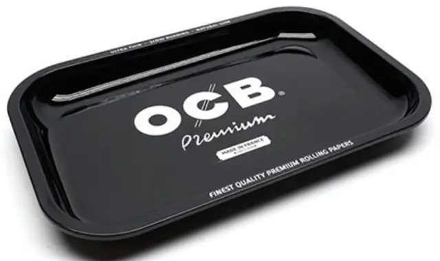 OCB Rolling Tray Δίσκος Black (19x29)