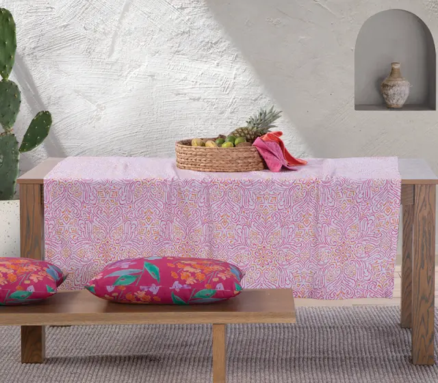 Nef-Nef Homeware Τραπεζομάντηλο Roman 140x240 Fuchsia