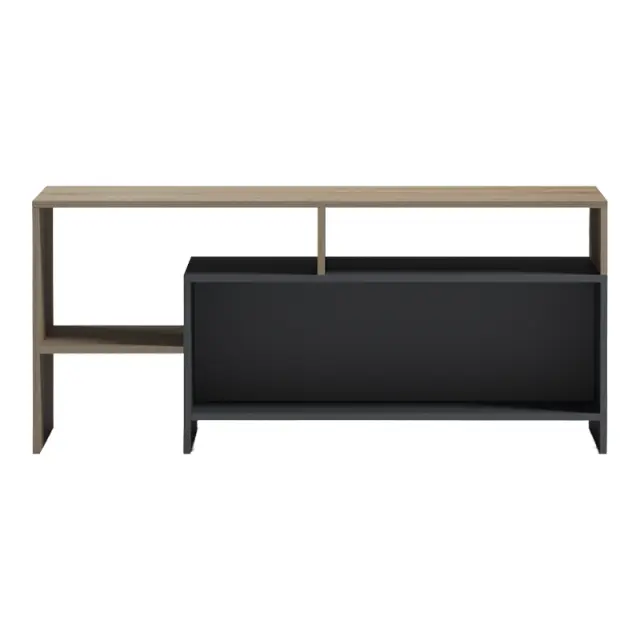 Τραπέζι σαλονιού Consa pakoworld sonoma - ανθρακί 120x60x53.6εκ 3