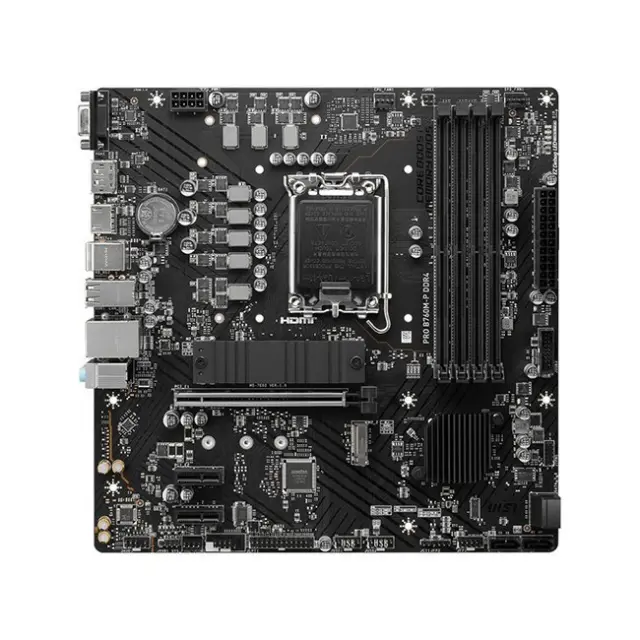 MSI PRO B760M-P DDR4 motherboard Intel B760 LGA 1700 micro ATX 2