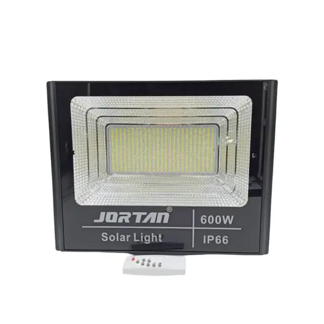Led Αδιάβροχος Ηλιακός Προβολέας 600W 48000LM με Πάνελ και Τηλεχειριστήριο Jortan JT-BJ600W 3