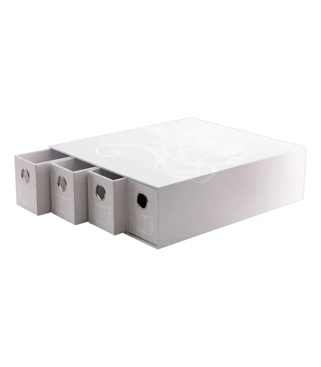 Dragon Shield Storage - Card Drawers Fortress - Horizontal - 4 - White