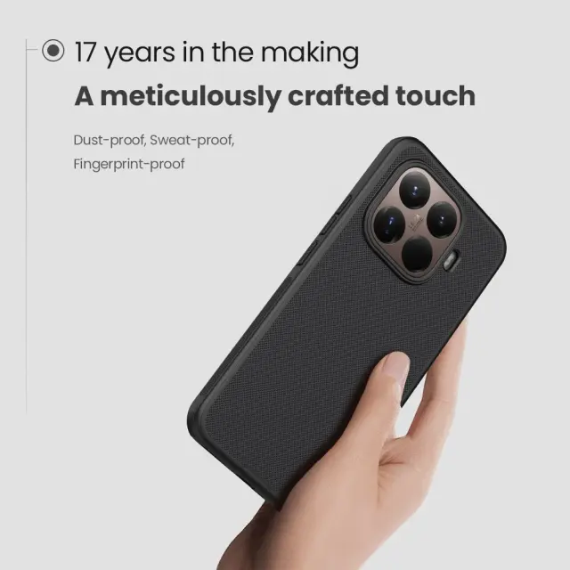 Nillkin Super Frosted PRO Back Cover for Xiaomi 15T Pro Black 3