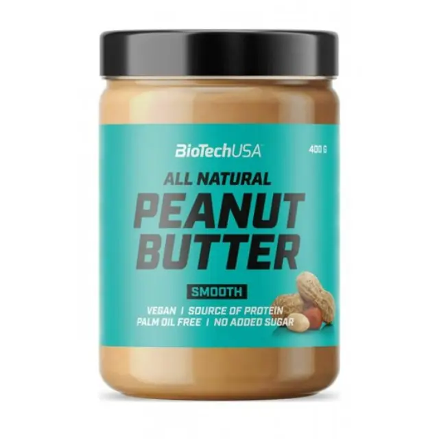 Biotech USA Φυστικοβούτυρο Απαλό Peanut Butter Smooth 400gr
