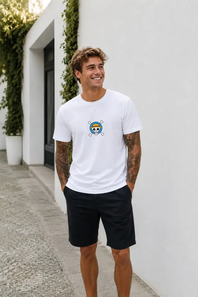 T-shirt Noshame® Λευκό με τύπωμα - 3026076 - XXL