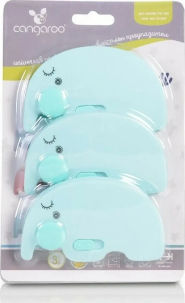 Cangaroo Aσφάλεια Ντουλαπιών & Συρταριών Henry Turquoise 3τμχ 800146267728