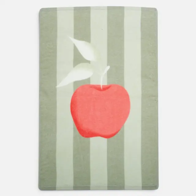 Ποτηρόπανο Βελουτέ Sweet Apple 40x60 Nef Nef Homeware, 100% BAMBAKI - GREEN (040986)