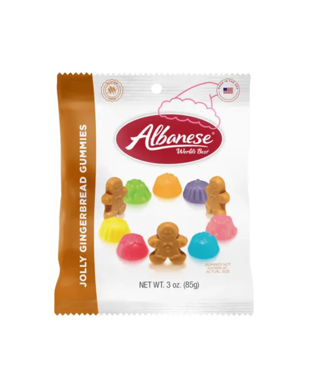 Albanese World's Best Jolly Gingerbread Gummies ΧΓ 85gr