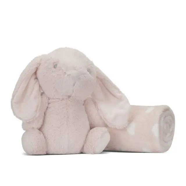 Lorelli Σετ Δώρου Κουβέρτα Αγκαλιάς 75*90cm Pink Bunny 10340182502