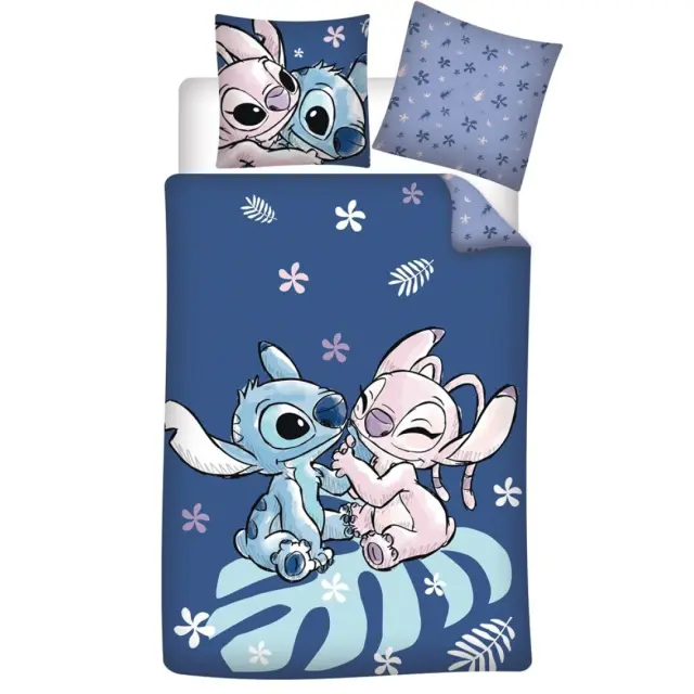 Σετ Παπλωματοθήκη 140Χ200 + Μαξιλαροθήκη 65Χ65 Stitch + Angel 50/50 Cot/Pol AYM-057STITCH-DVP