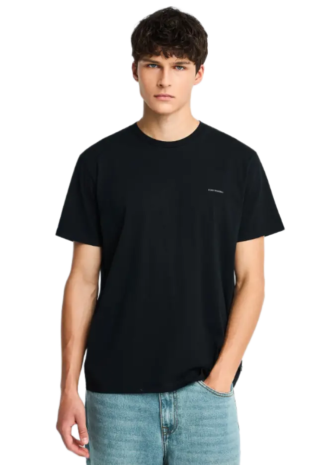FunkyBuddha ανδρικό μονόχρωμο t-shirt FBM014-001-04-8