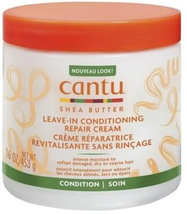 Cantu Shea Butter Leave-In Conditioning Repair Cream hydrating mask for damaged hair 453 g