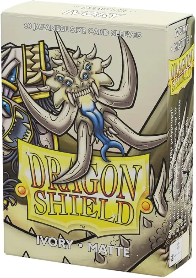 Dragon Shield Small Sleeves - Japanese Matte Ivory (60 Sleeves)