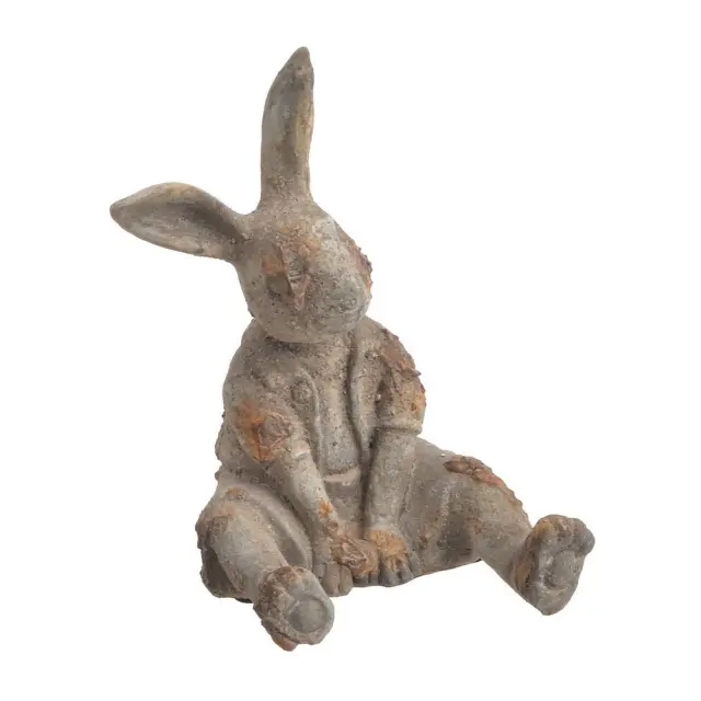 Λαγουδάκι καθιστό rusty, 18cm