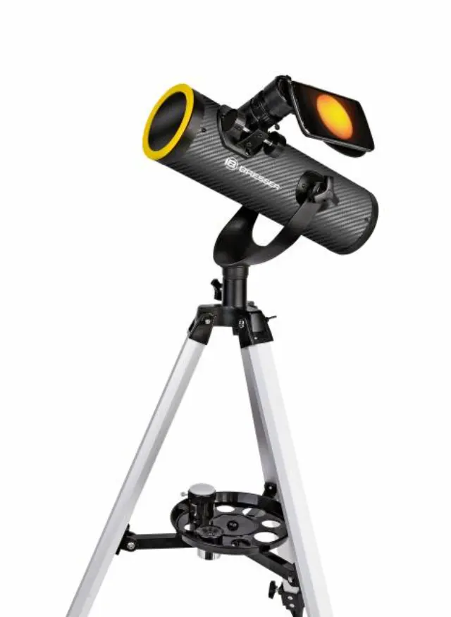 Κατοπτρικό Τηλεσκόπιο Bresser με Ηλιακό Φίλτρο Solarix 76/350