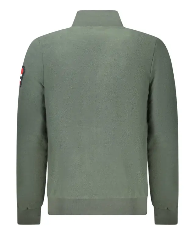 Norway Nautical School - Ανδρική Ζακέτα Φούτερ Fleece 859532-ARMY Χακί 2