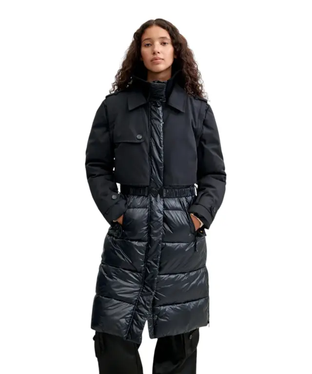 Desigual - Γυναικείο Μακρύ Μπουφάν Marina 26WWEW35-2000 Μαύρο - XS 2