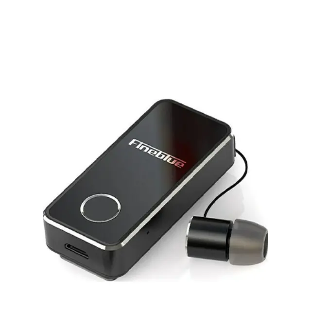 Fineblue F2 Pro In-ear Bluetooth Handsfree Ακουστικό Πέτου Μαύρο