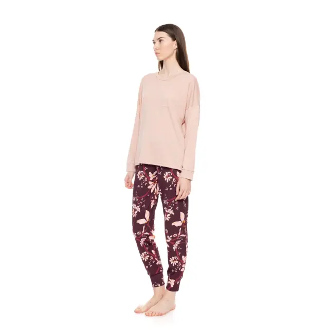 Γυναικεία πυτζάμα Magenda Flower W1539 Τύπος Pink Label - XXL 2