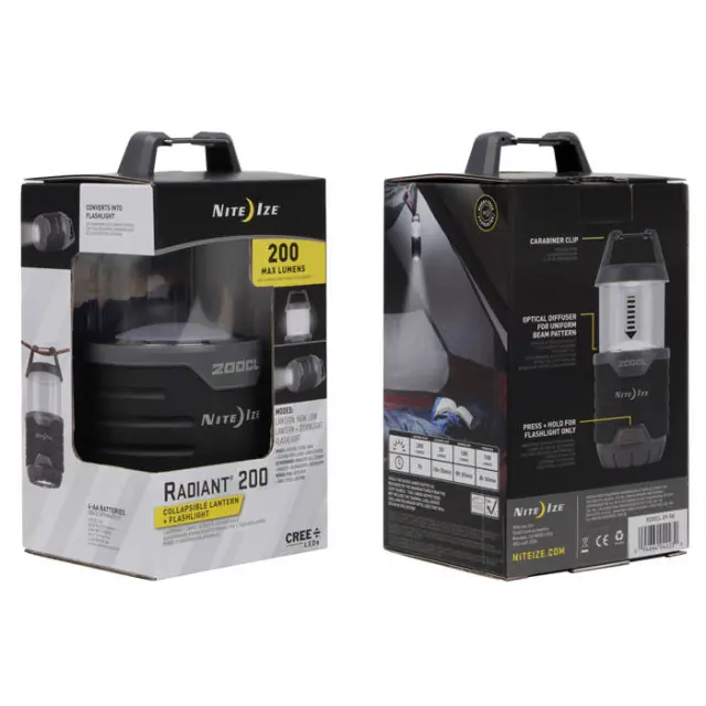 Φανάρι NITE IZE RADIANT 200 LATERN FLASHLIGHT 200lm 3