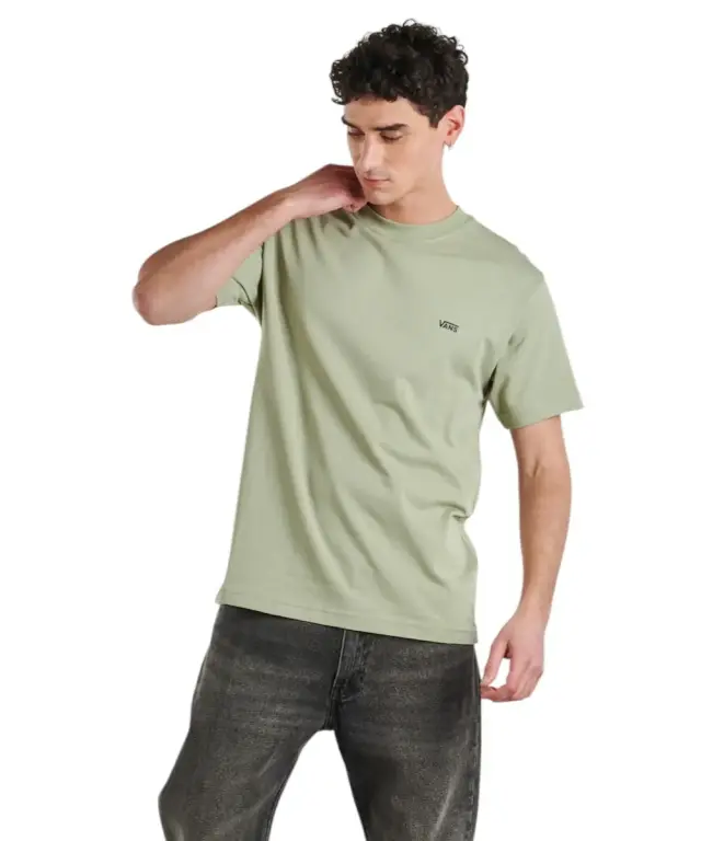 Vans - Ανδρικό T-shirt Κοντομάνικο Left Chest SS VN000R9X-FSG Λαδί - S
