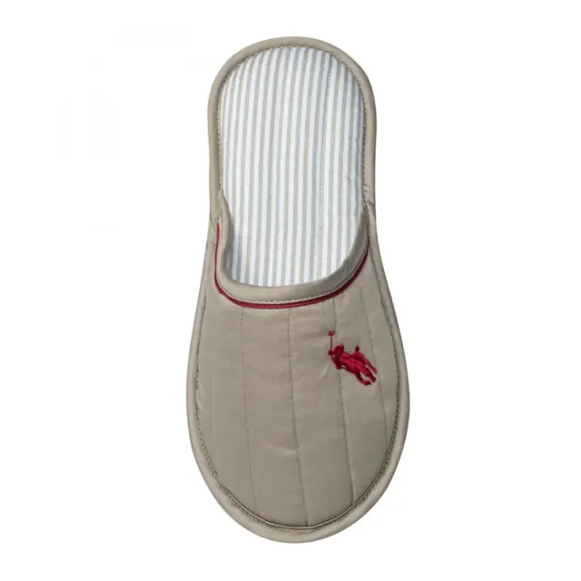 FMS Ανδρική Παντόφλα Ύφασμα Soft Polo, Χρώμα Μπεζ 2