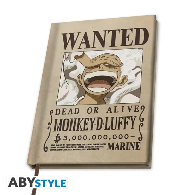 Σημειωματάριο ONE PIECE - A5 Notebook "Wanted Luffy Wano" ABYNOT155