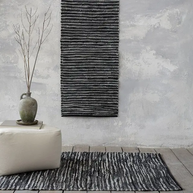 Δερμάτινο χαλάκι 60x130 Sada Gray nima
