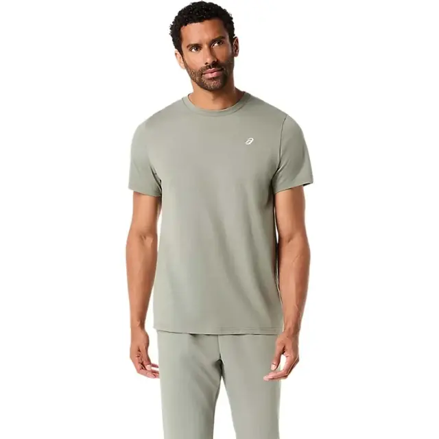 Asics Men's Spiral Embroidery Shortsleeve T-Shirt Λαδί 2031F458-301 (Asics)