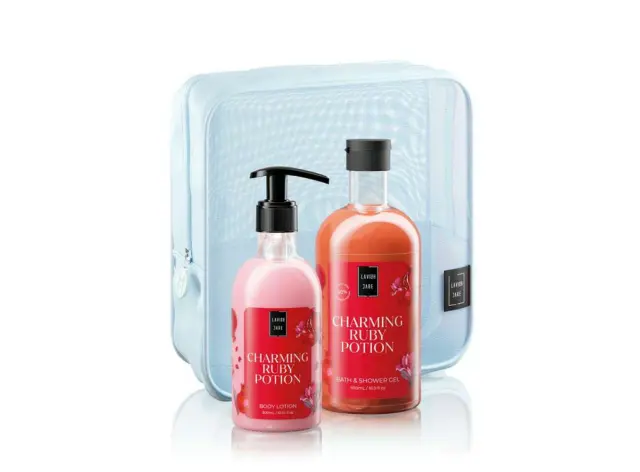 Lavish Care Charming Ruby Potion Body Care Bag Gift Set
