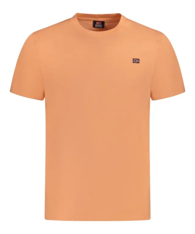Norway Nautical School - Ανδρικό T-shirt Κοντομάνικο Basic 836010-PEACH Πορτοκαλί - 2XL