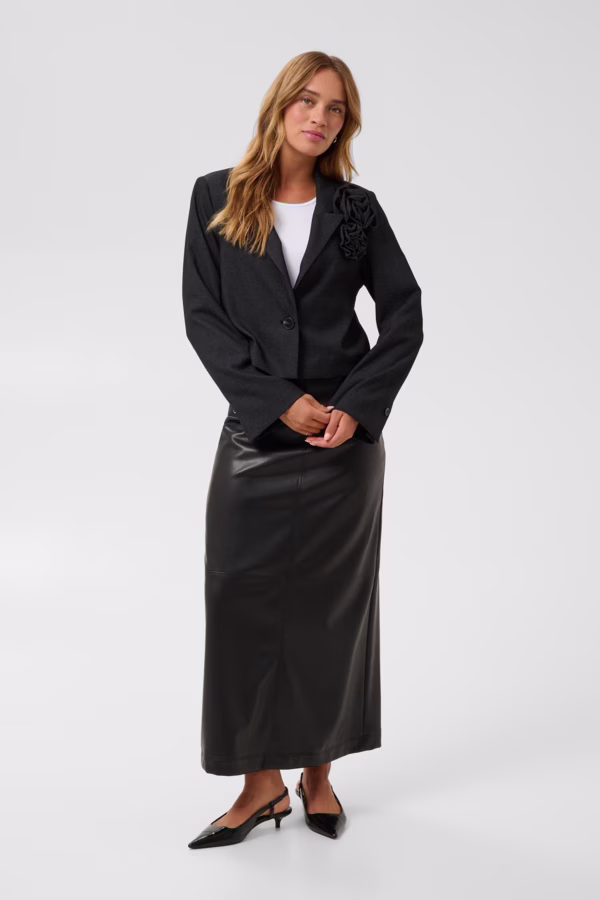 Kaffe KAgabby Γυναικείο Blazer Γκρί Σκούρο Γκρι - L 2