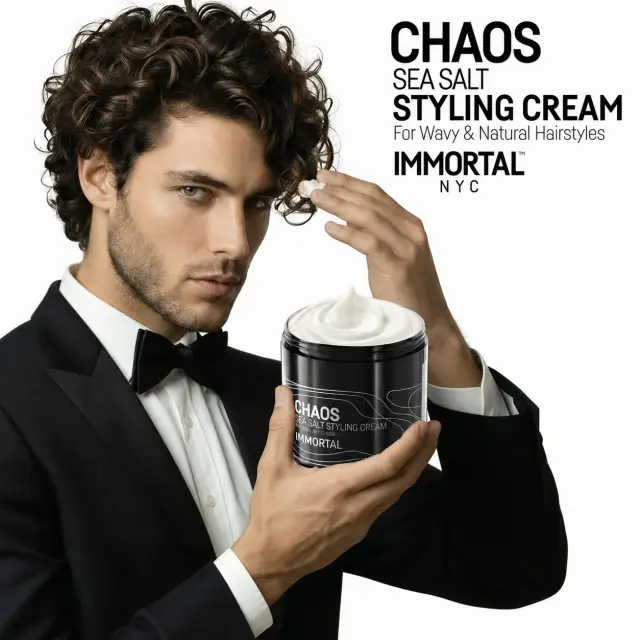 Immortal NYC Chaos Sea Salt Styling Cream 500ml 3