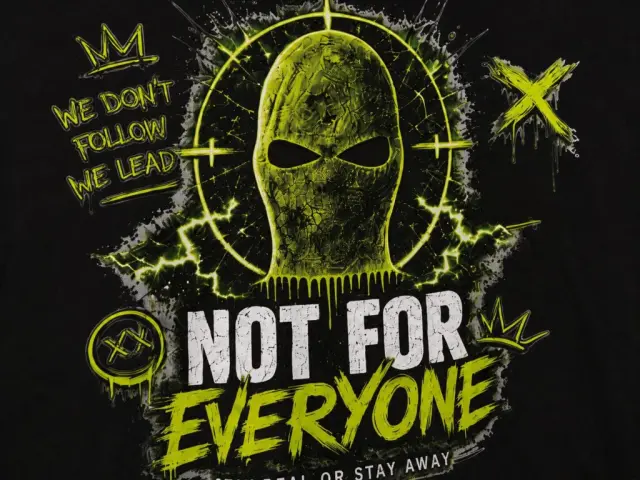 Ghetto Greece "Not For Everyone" Green Edition T-Shirt 3