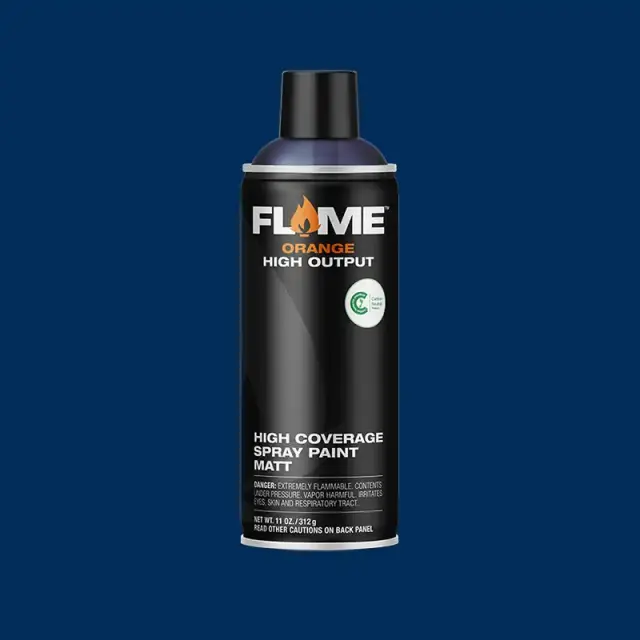 Flame Orange Spray Paint 400ml FO-522 Sapphire Blue