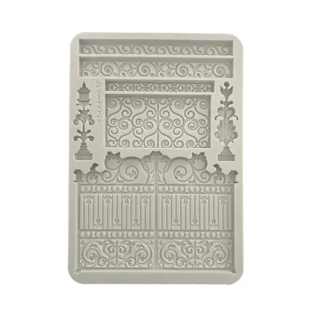 Καλούπι σιλικόνης A5, 15×21cm, Stamperia, Iron Gate 3