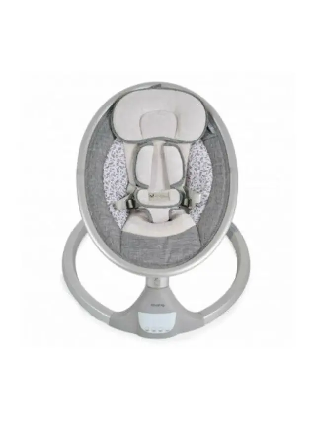 Cangaroo Ηλεκτρικό Ρηλάξ Κούνια iSwing ως 9kg Silver 8159 3