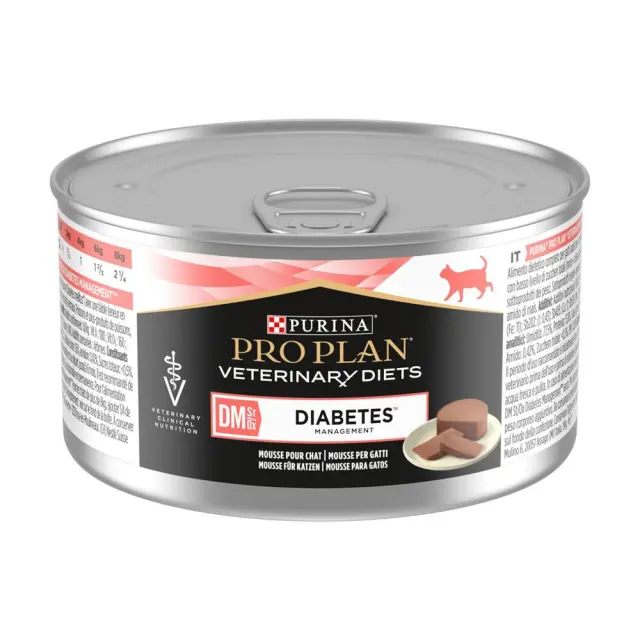 Purina Pro Plan DM Diabetes Management Μους Γάτας με Ψάρια & Κρέας 195gr