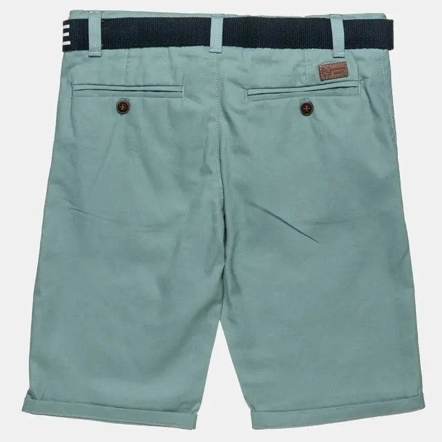 Βερμούδα chinos με ζώνη σε 6 χρώματα 2